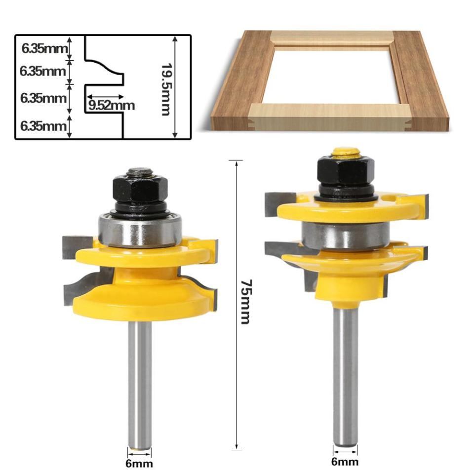 Kit Fresas de 6mm para Tupia – RouterMax - Imagem 3