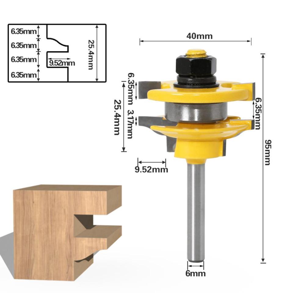 Kit Fresas de 6mm para Tupia – RouterMax - Imagem 4