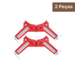 Kit de 2 Grampos de ângulo 90 graus