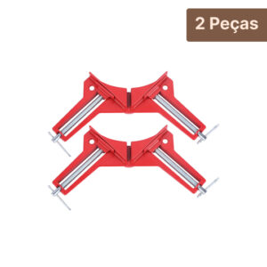 Kit de 2 Grampos de ângulo 90 graus