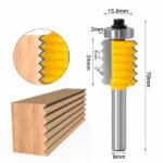 Fresa de 8mm x 24mm para fazer junção em madeira - RouterZig