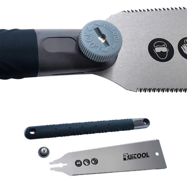 Kit 2 Serrotes Japonês Ryoba Duplo Dente 150mm + 250mm - Ruitool Akada - Imagem 2