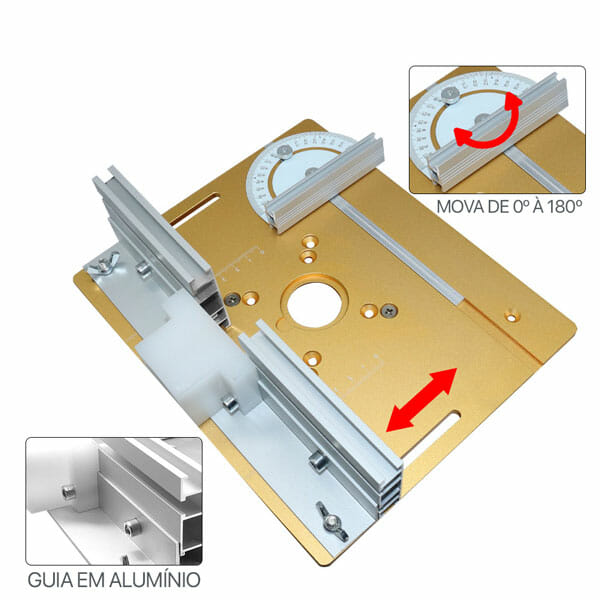 Placa InvertRouter Pro para Tupia Manual Invertida - Imagem 3
