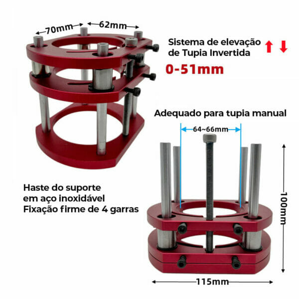 InvertRouter Pro com Elevação para Tupia Manual - Imagem 2