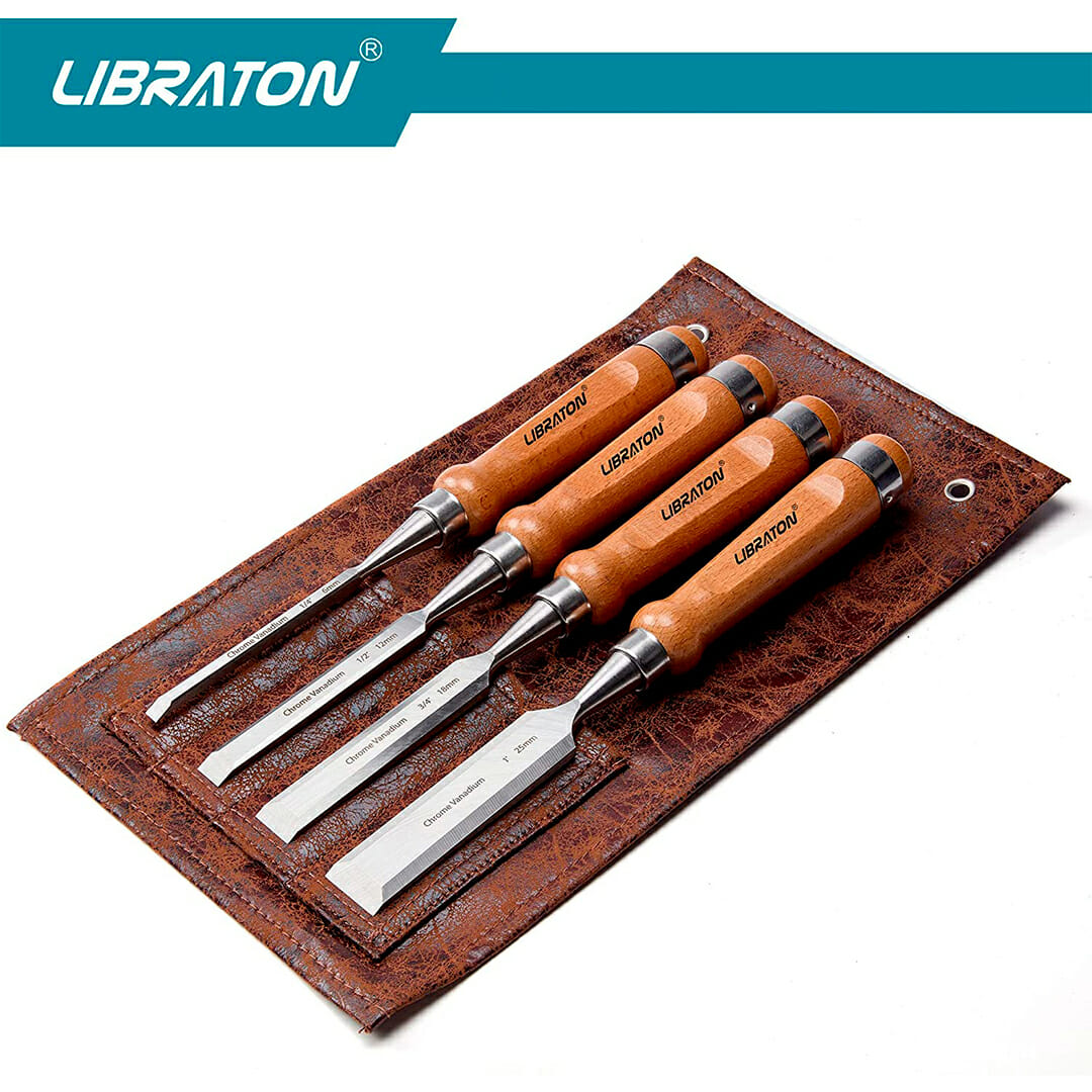 Kit Formões com Bolsa de couro - Libraton - Imagem 4