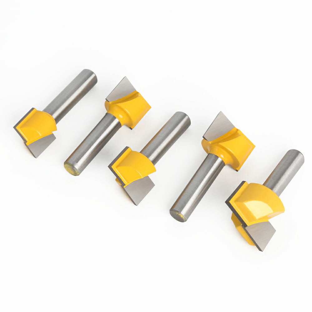 Kit Fresas para Aplainar Madeira Haste de 8mm - RouterLevel - Imagem 3