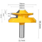 Fresa para Tupia 45 Graus de 12.7mm – Router45