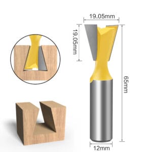 Fresas Rabo de Andorinha Haste 12mm – MegaRouter