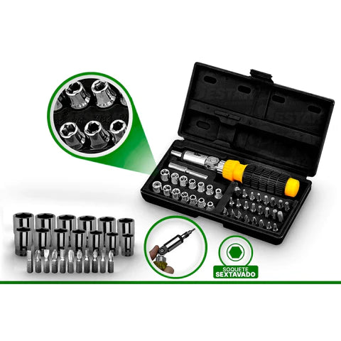 Kit de Ferramentas Completo Com 200 Peças - Imagem 5