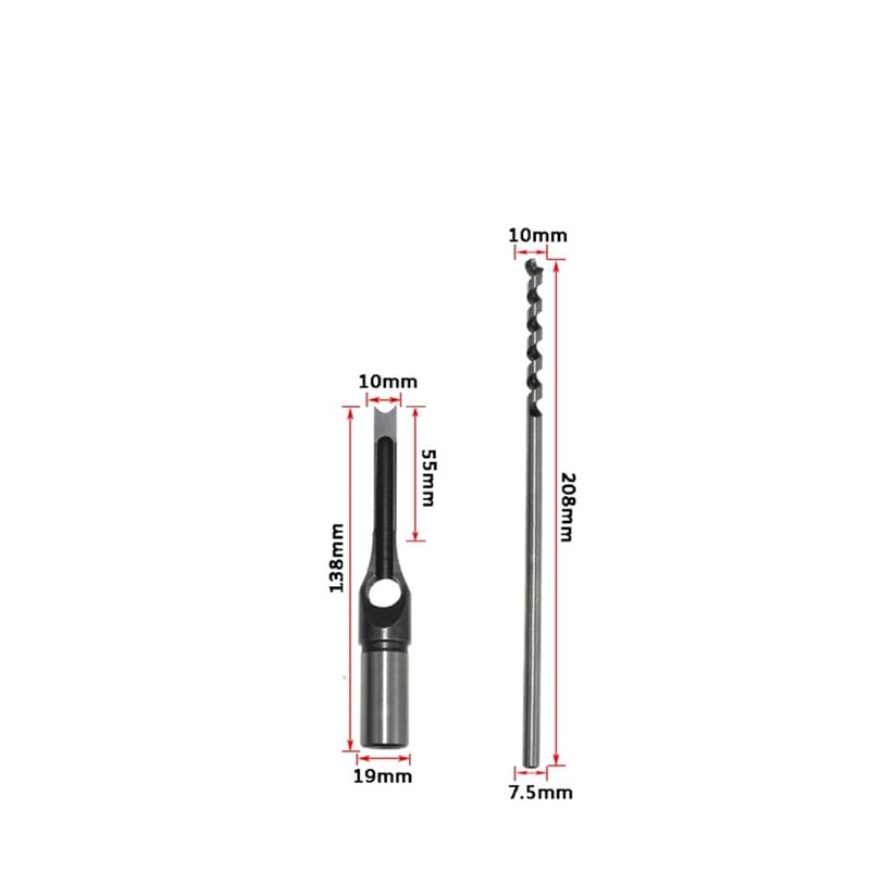 Broca Fura Quadrado + Suporte – Maxdrill - Imagem 3