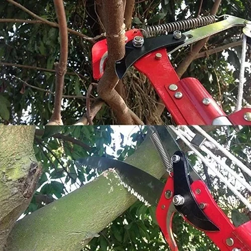 Serrote Podador Profissional De Galho Alto 2 Em 1 Poda Com Serrote Podador de Galhos - Imagem 2