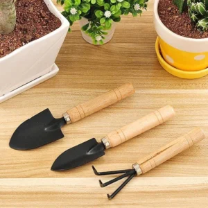 Kit Jardinagem Garfo Pazinha Larga Transplantador